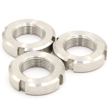 Nonstandard custom cnc machining stainless steel hexagon slotted nut